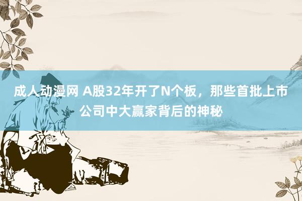 成人动漫网 A股32年开了N个板，那些首批上市公司中大赢家背后的神秘